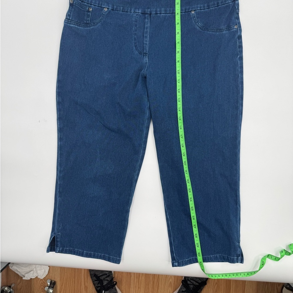 Ruby Rd Jean Capris Size 12 - Picture 4 of 5